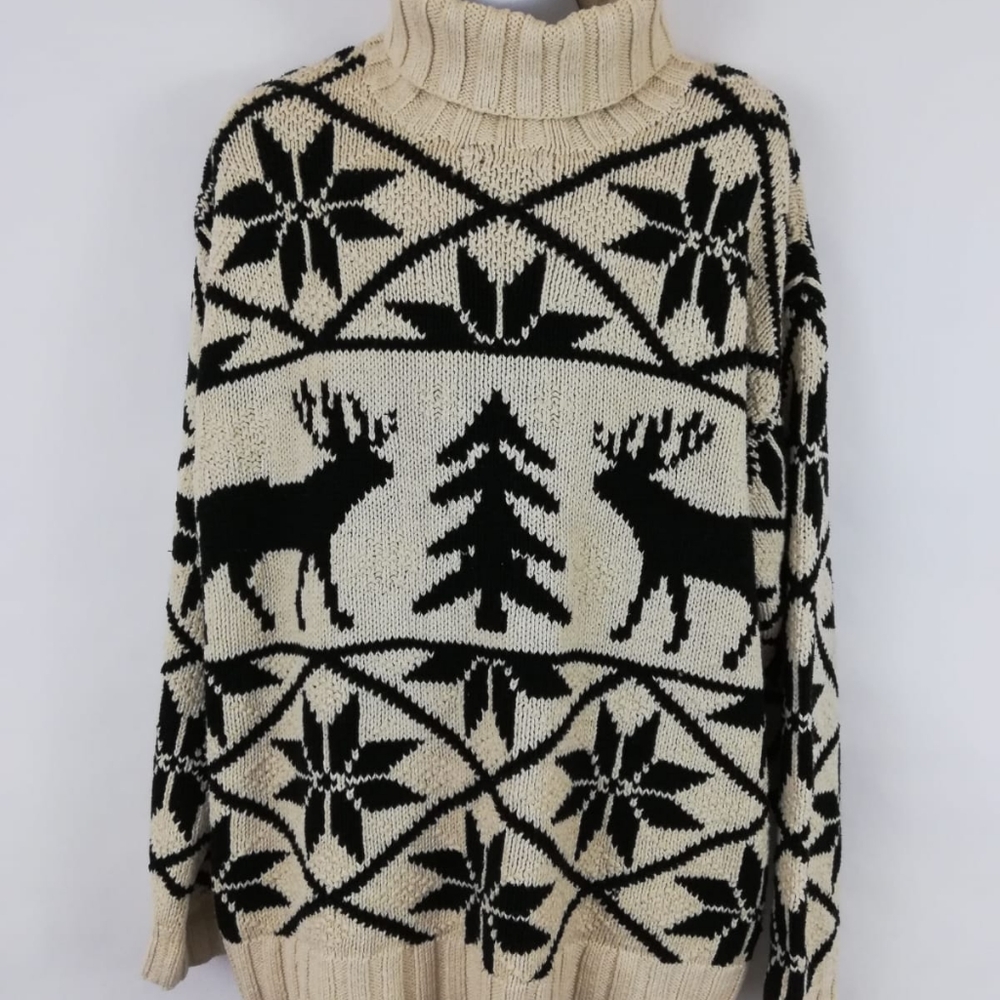 Lauren Ralph Lauren Womens Moose Sweater